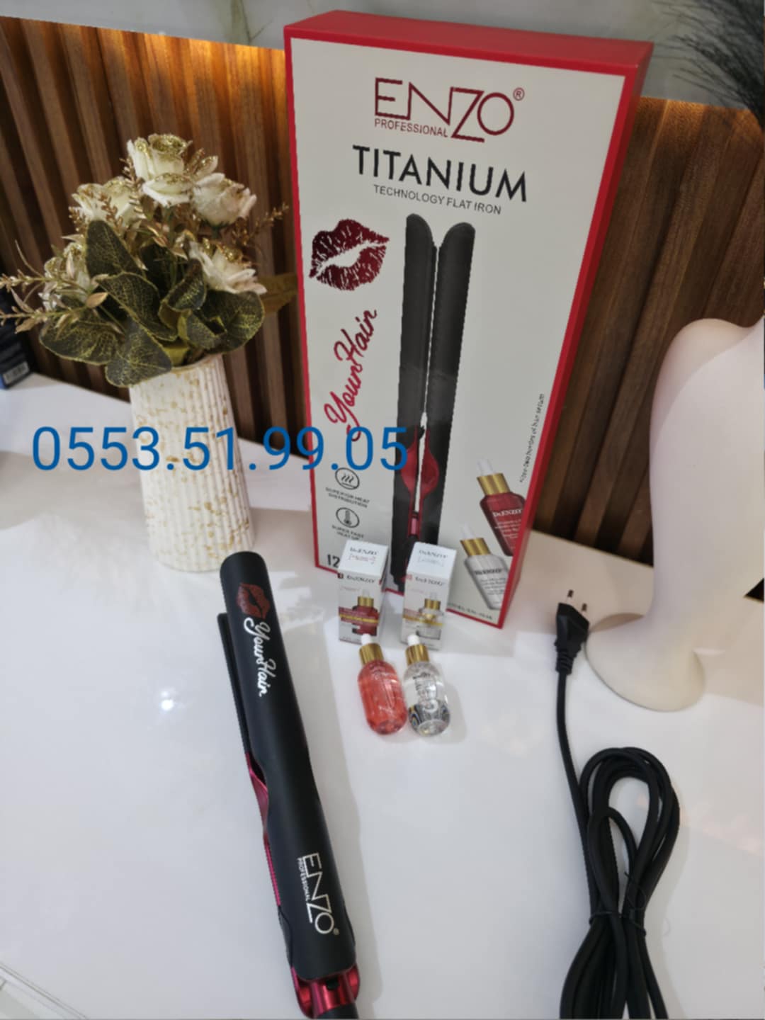 Pack Enzo lisseur 1280F+Bross 1500 watt